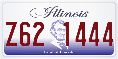 IL license plate Z621444
