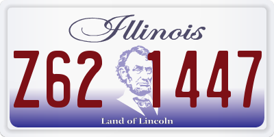 IL license plate Z621447