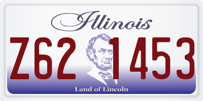 IL license plate Z621453