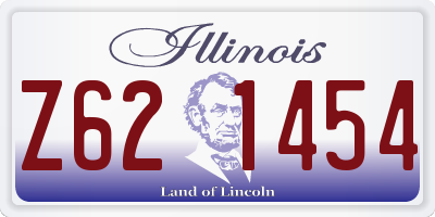 IL license plate Z621454