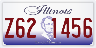 IL license plate Z621456