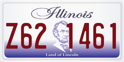 IL license plate Z621461