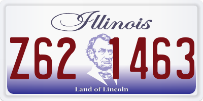 IL license plate Z621463