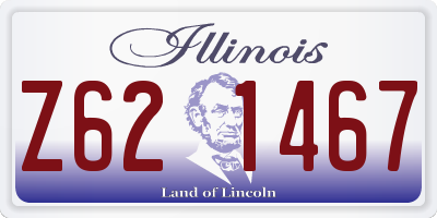 IL license plate Z621467