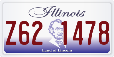 IL license plate Z621478