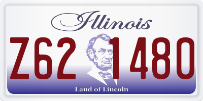 IL license plate Z621480