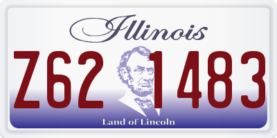 IL license plate Z621483