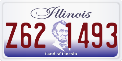 IL license plate Z621493