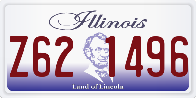 IL license plate Z621496