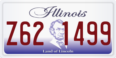 IL license plate Z621499