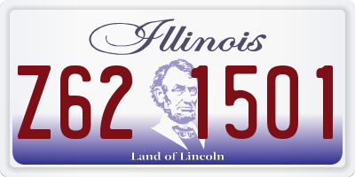 IL license plate Z621501