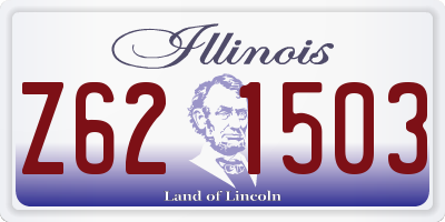 IL license plate Z621503