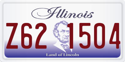 IL license plate Z621504