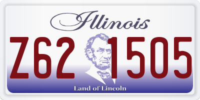 IL license plate Z621505