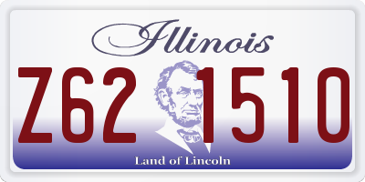 IL license plate Z621510