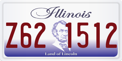 IL license plate Z621512