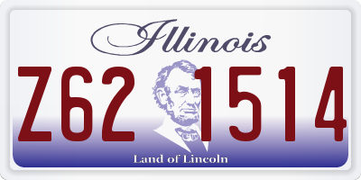 IL license plate Z621514