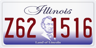 IL license plate Z621516