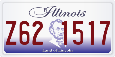 IL license plate Z621517