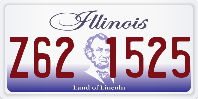 IL license plate Z621525