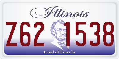 IL license plate Z621538