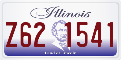 IL license plate Z621541