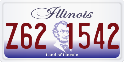 IL license plate Z621542