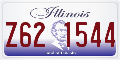 IL license plate Z621544