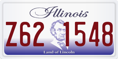 IL license plate Z621548