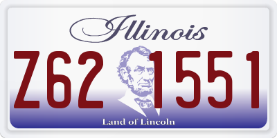 IL license plate Z621551
