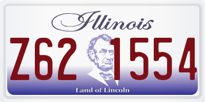 IL license plate Z621554