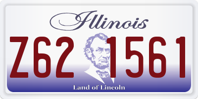 IL license plate Z621561