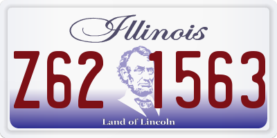 IL license plate Z621563