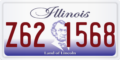 IL license plate Z621568