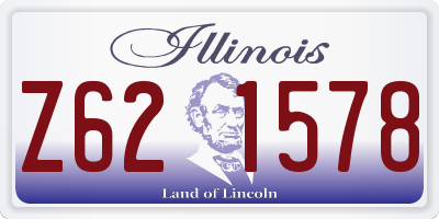 IL license plate Z621578