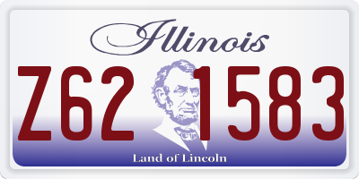 IL license plate Z621583