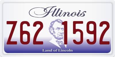 IL license plate Z621592