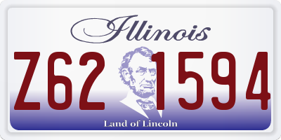 IL license plate Z621594