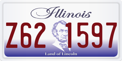 IL license plate Z621597