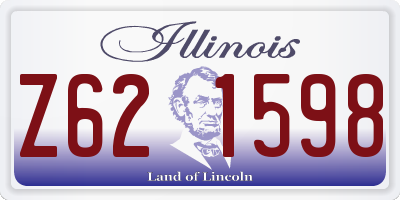 IL license plate Z621598