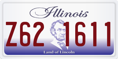 IL license plate Z621611