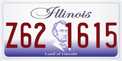 IL license plate Z621615