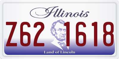 IL license plate Z621618