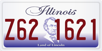 IL license plate Z621621