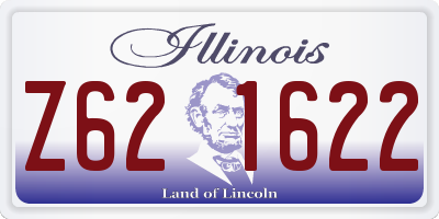 IL license plate Z621622