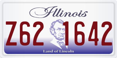 IL license plate Z621642