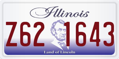 IL license plate Z621643