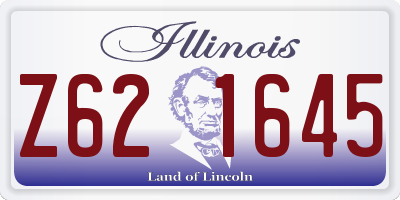 IL license plate Z621645
