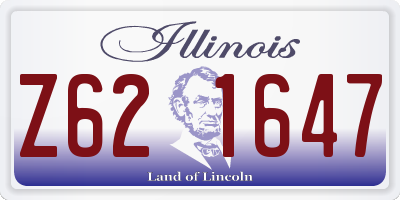 IL license plate Z621647