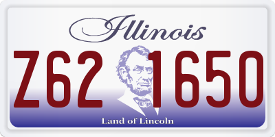IL license plate Z621650